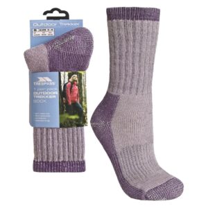 Trespass Springer Vandresokker Dame - Merino Uld - Lilla