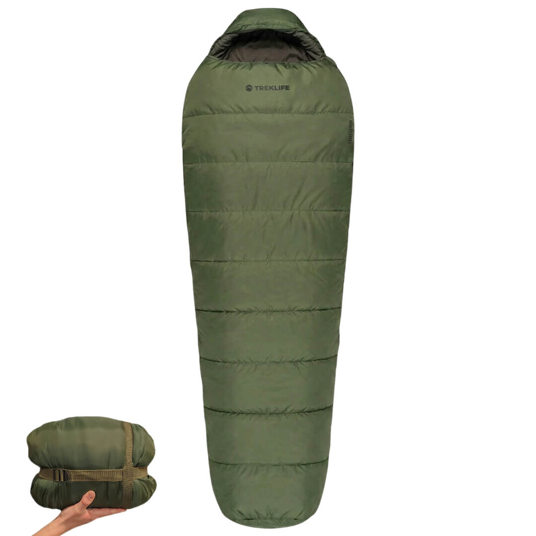 Sovepose - Treklife Horizon - 4 sæsons - Grøn