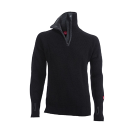 Uld sweater - Ulvang Rav Zip - 100% uld - Sort