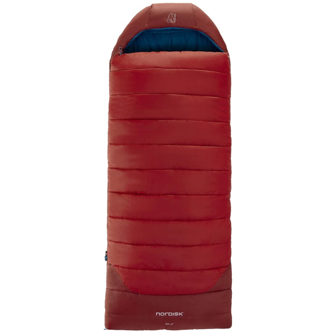 Sovepose - Nordisk Puk -2 Blanket - Rød - Large