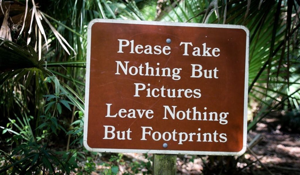 Nature sign