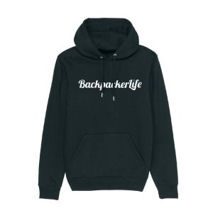 Hoodie Trøje i Økologisk Bomuld & Recycled Polyester - Sort