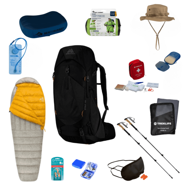 Camino pakke til Camino de Santiago – Komplet udstyr