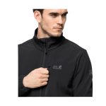 Jack Wolfskin Whirlwind Softshell Jakke til Mænd - Sort