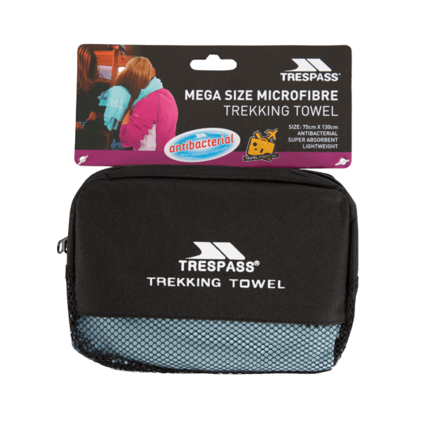 Trespass Soggy Mikrofiber Håndklæde 130×75 cm – Lyseblå – Håndklæder