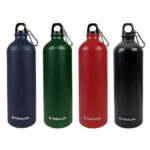 Treklife Drikkeflaske 1 liter Aluminium med Karabinhage