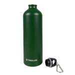 Treklife Drikkeflaske 1 liter Aluminium med Karabinhage