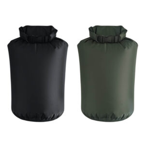 Letvægtig Dry Bag 5 liter Top Roll - Sort/Grøn