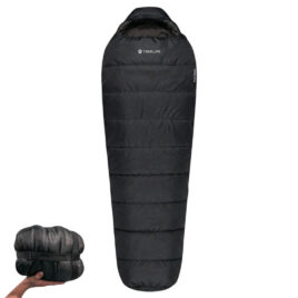 Sovepose - Treklife Horizon 220 - 4 sæsons - Sort