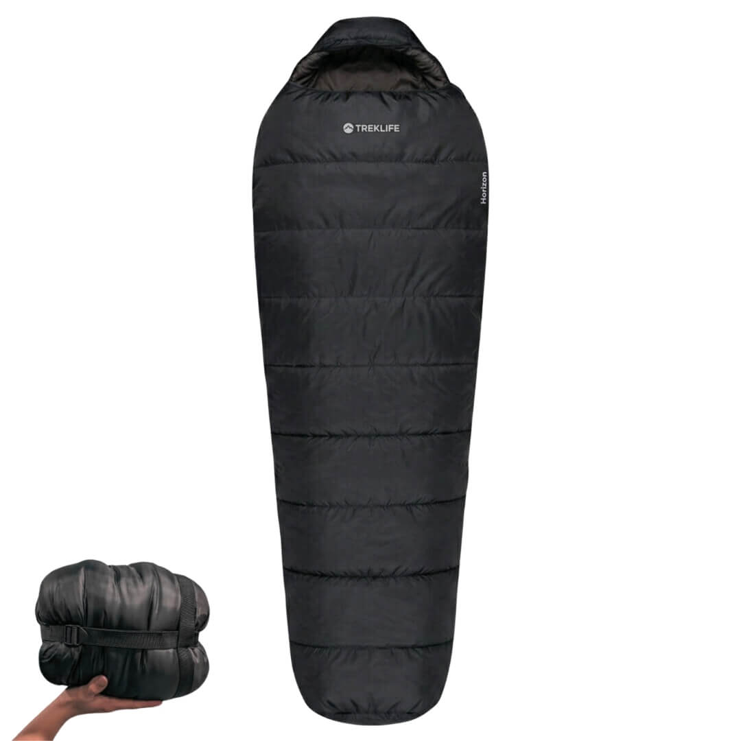 Sovepose - Treklife Horizon 220 - 4 sæsons - Sort