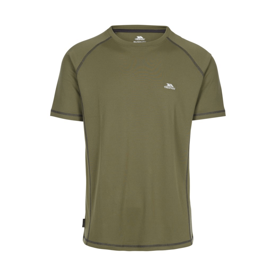 T-shirt til mænd - Trespass Albert - Grøn thumbnail