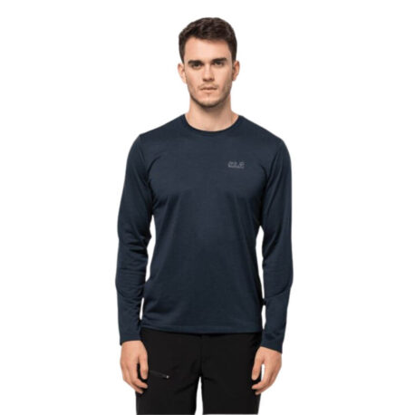 Trøje til herre - Jack Wolfskin - Sky Thermal LS T M - Blå