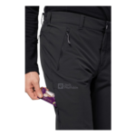 Jack Wolfskin Activate XT Pants - Softshell vandrebukser - Sort