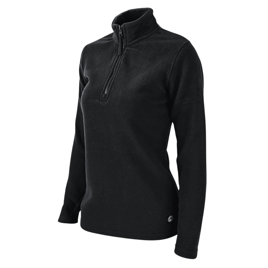 Fleecetrøje dame – Treklife Base – Sort