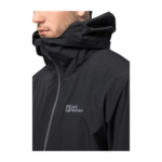 Jack Wolfskin Pack & Go Shell Herrejakke - Sort