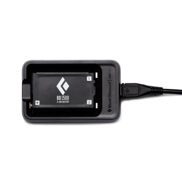 Black Diamond BD 1500 Batteri & Oplader til Pandelampe – Sort
