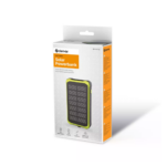 Denver powerbank 10.000 mAh med solceller og dynamohåndsving