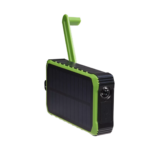 Denver powerbank 10.000 mAh med solceller og dynamohåndsving