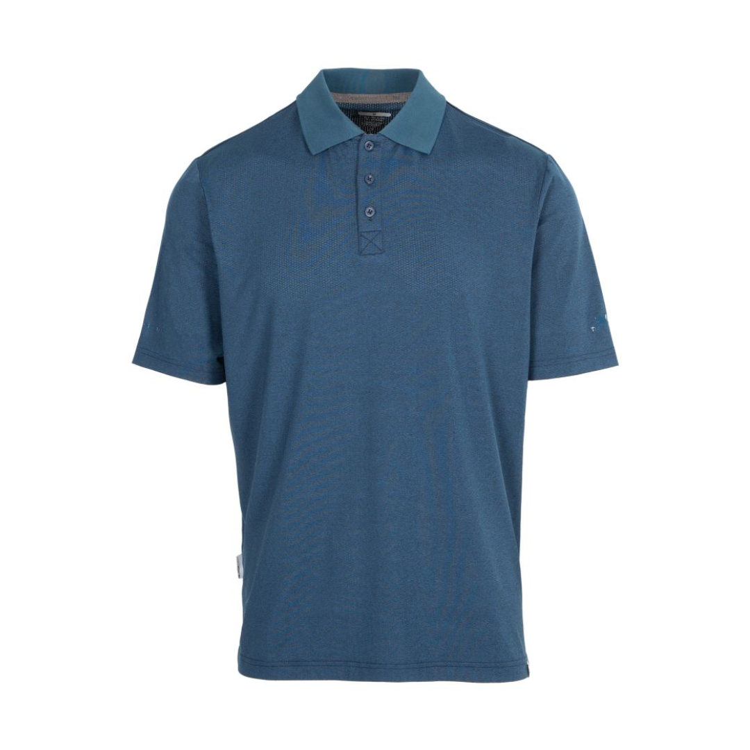 #3 - T-shirt herre - Trespass Gedding Polo Quick-dry - Mørkeblå