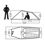 Nordisk Halland 2 PU Tunneltelt - 2 Personer