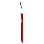 Treklife Teltpløkker Letvægts Aluminium 18 cm - Rød - 6-pak