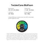 Big Agnes TwisterCane Bio Foam Regular liggeunderlag - Grøn