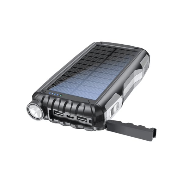 Køb Powerbank - 20.000 mah - Solceller hos Backpackerlife.dk