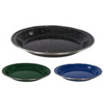 Emaljetallerken 24 cm - Til outdoor, camping og shelterturen