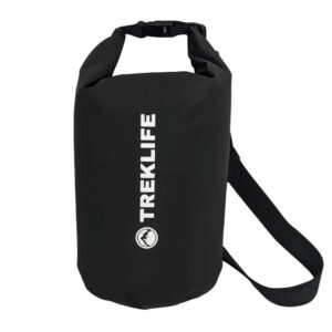 Treklife Dry Bag 15L med skulderstrop - Sort