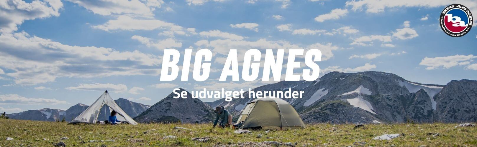 Big Agnes brand banner