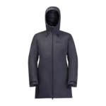 Jack Wolfskin Heidelstein Isoleret Hardshell Jakke - Grå-Sort