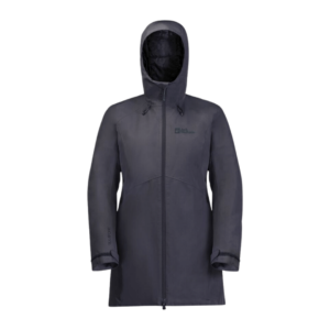 Jack Wolfskin Heidelstein Isoleret Hardshell Jakke - Grå-Sort