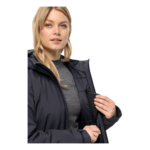 Jack Wolfskin Heidelstein Isoleret Hardshell Jakke - Grå-Sort