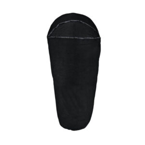 Guide til soveposer — Dun, syntetisk, sæson og temperatur i 2026 14 Treklife Lagenpose Fleece Junior - Sort