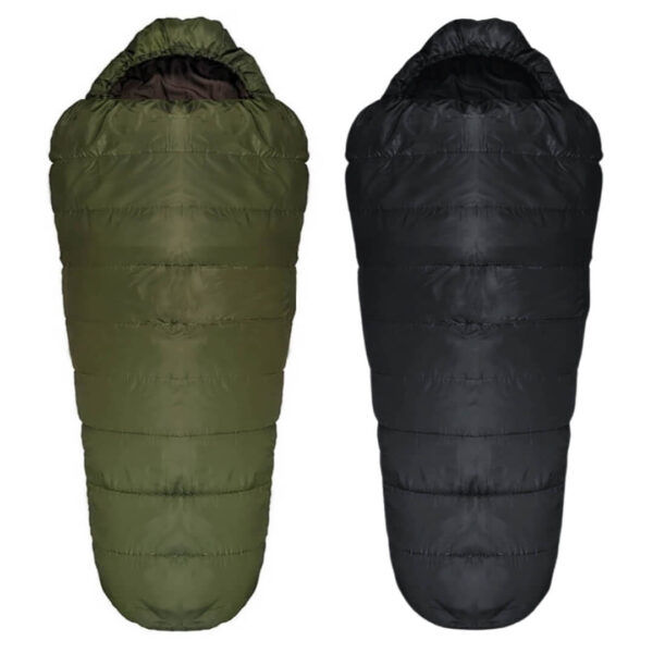 Treklife XW Bred 4-Sæsons Sovepose – Grøn/Sort – Soveposer