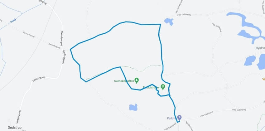 Hesede skoven og Paradishaven