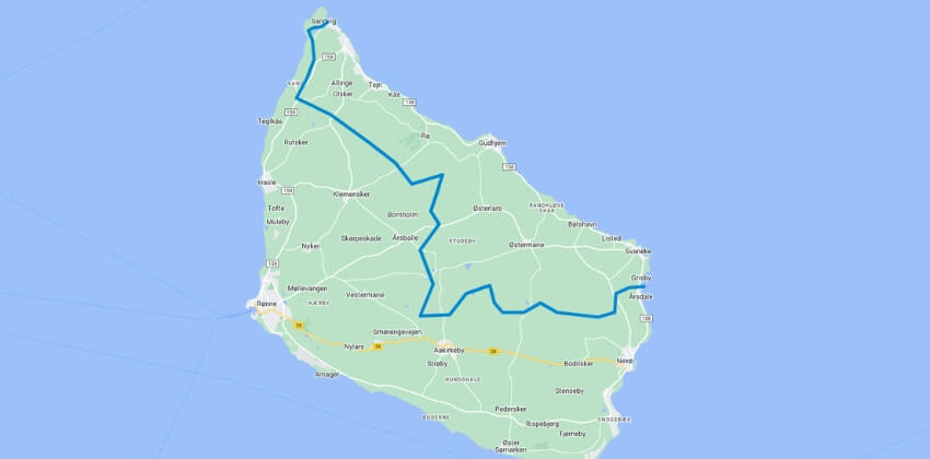 Højlyngsstien på Bornholm