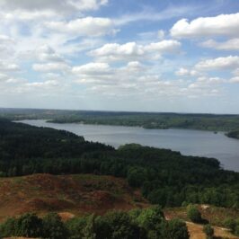 Udsigt over Julsø fra Himmelbjerget