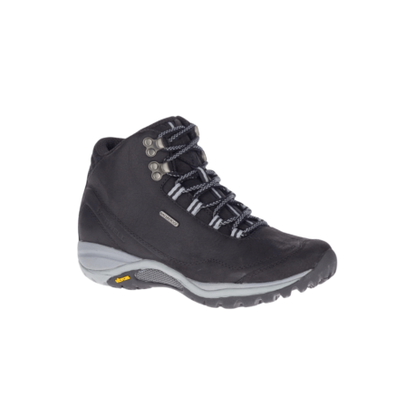 Vandrestøvler til dame – Merrell Siren Traveller 3 mid-cut – Læder - Sort