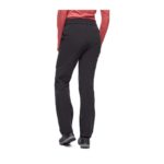 Black Diamond Stormline Stretch Regnbukser Dame - Sort