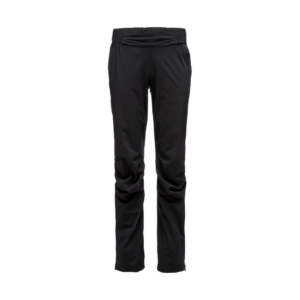Black Diamond Stormline Stretch Regnbukser Dame - Sort