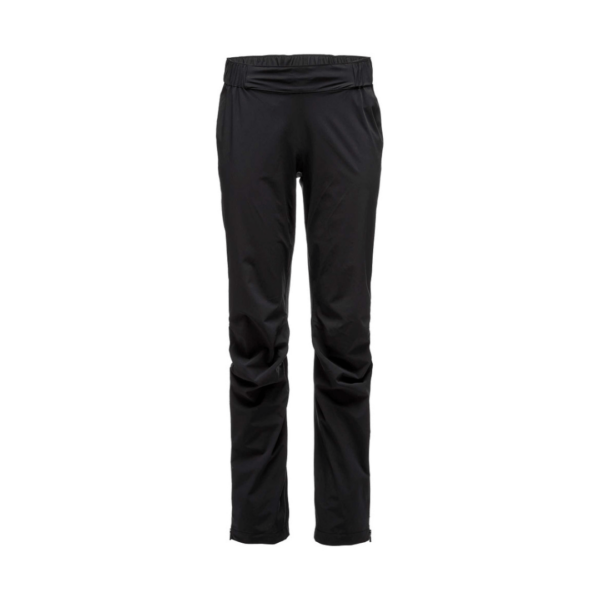 Black Diamond Stormline Stretch Regnbukser Dame – Sort – Bukser, Regntøj