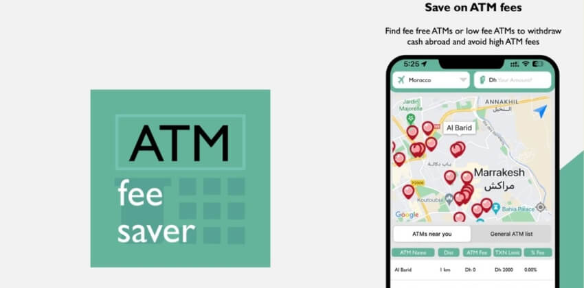Rejse apps - ATM Fee Saver