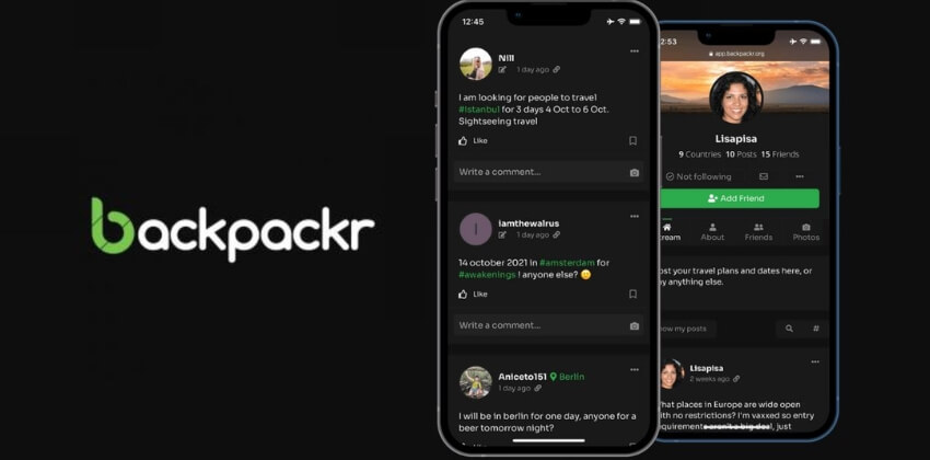 Rejse apps - Backpackr