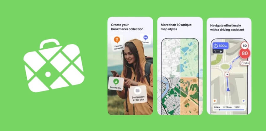 Rejse apps - Maps me