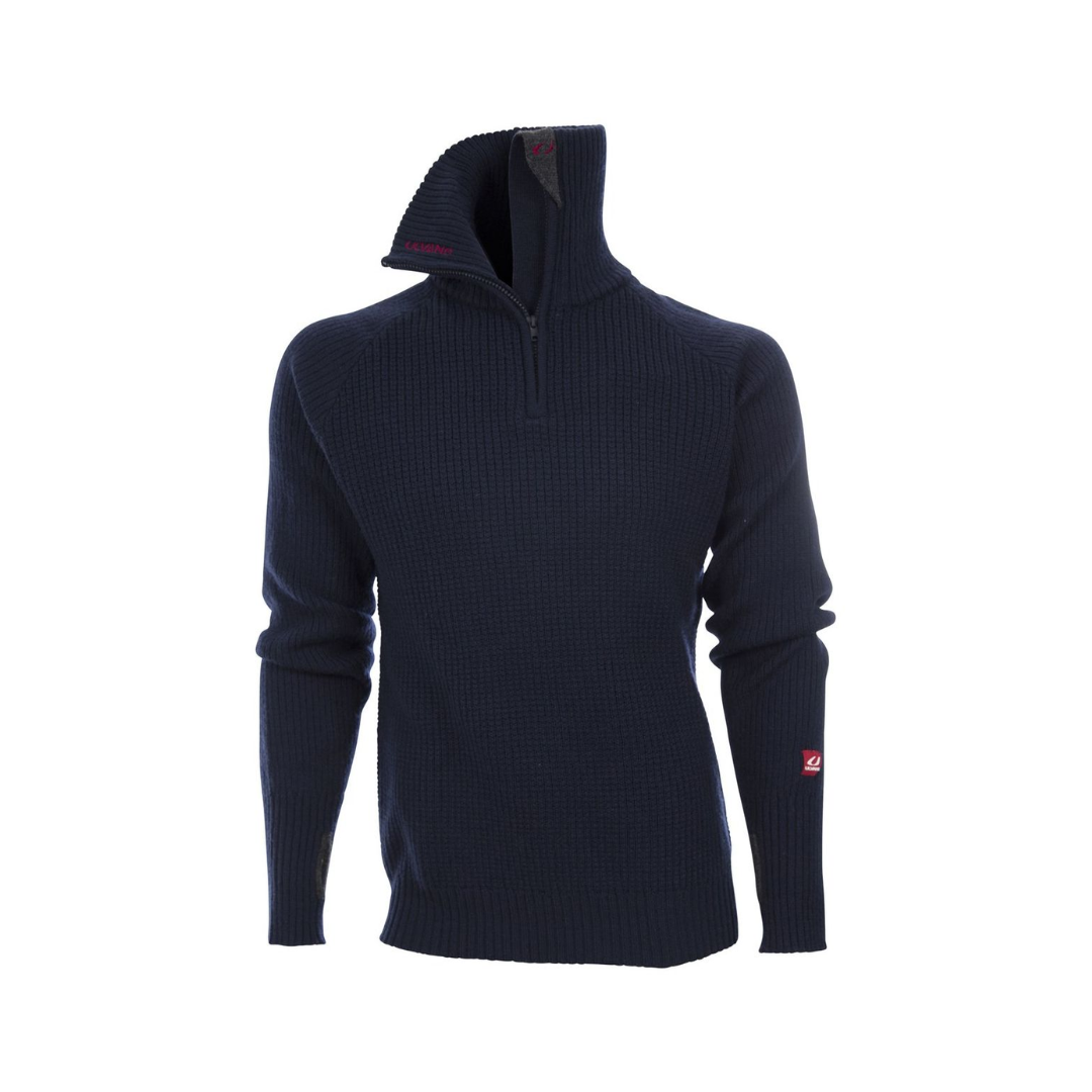#2 - Uld sweater - Ulvang Rav Zip - 100% uld - Blå