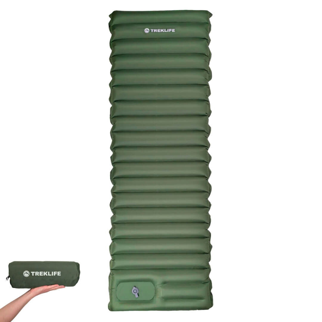Liggeunderlag - Connect -Indbygget fodpumpe - Grøn