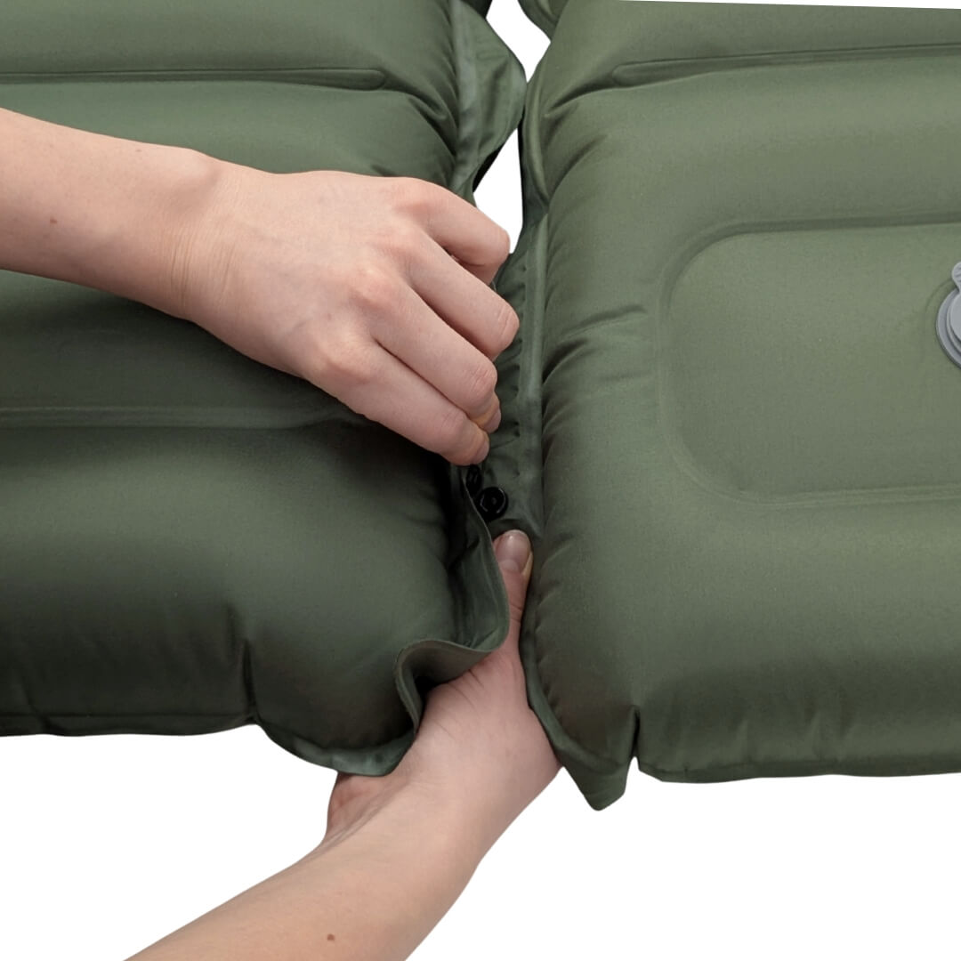 Liggeunderlag – Connect – Indbygget fodpumpe – Grøn