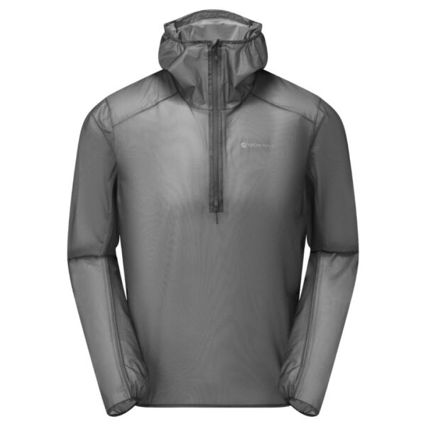 Montane Minimus Nano Pull-on Ultralet Regnjakke – Grå/Sort – Regntøj