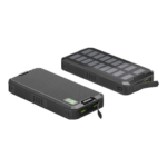 Goobay Solar Powerbank 20.000 mAh med solcellepanel
